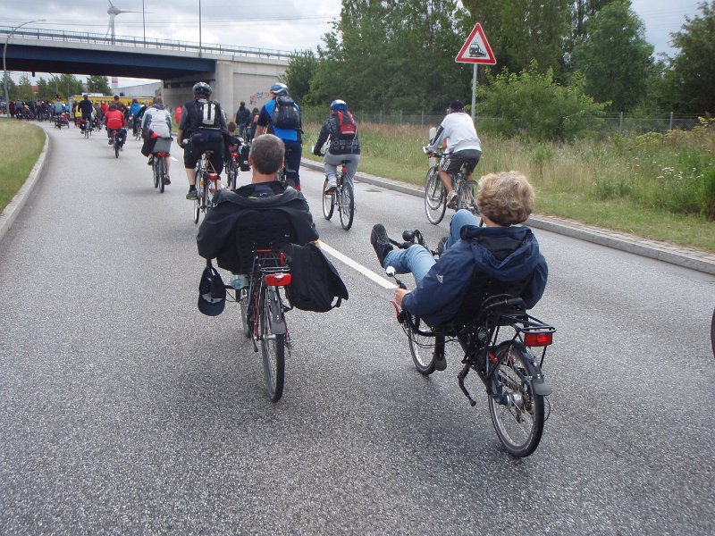 Fahrradsternfahrt Hamburg 150